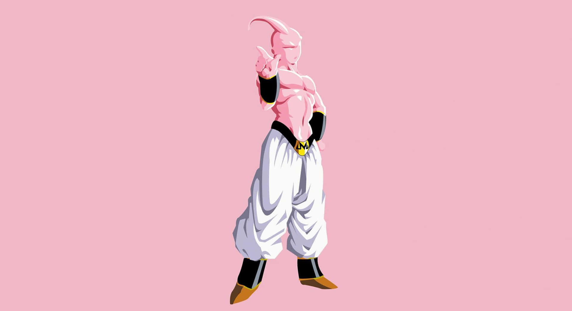 Kid Buu Pink Menace Dragon Ball Z Wallpaper