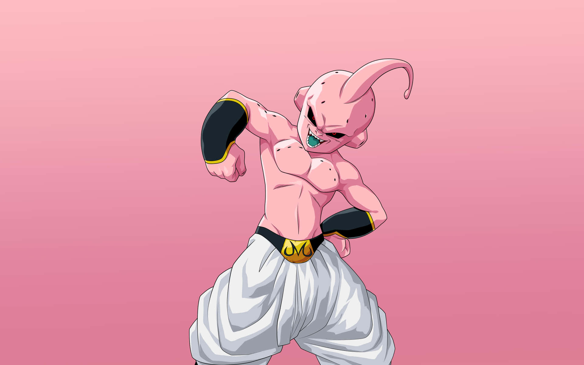 Kid Buu Power Stance Wallpaper