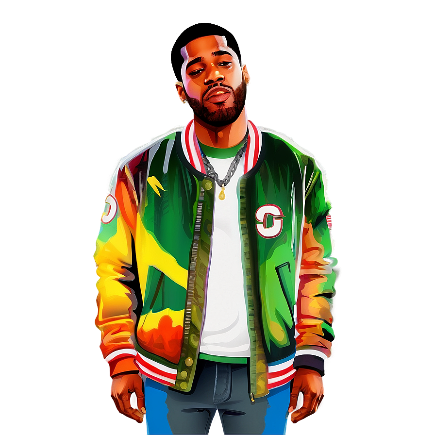 Kid Cudi Illustration Png Oof11 PNG