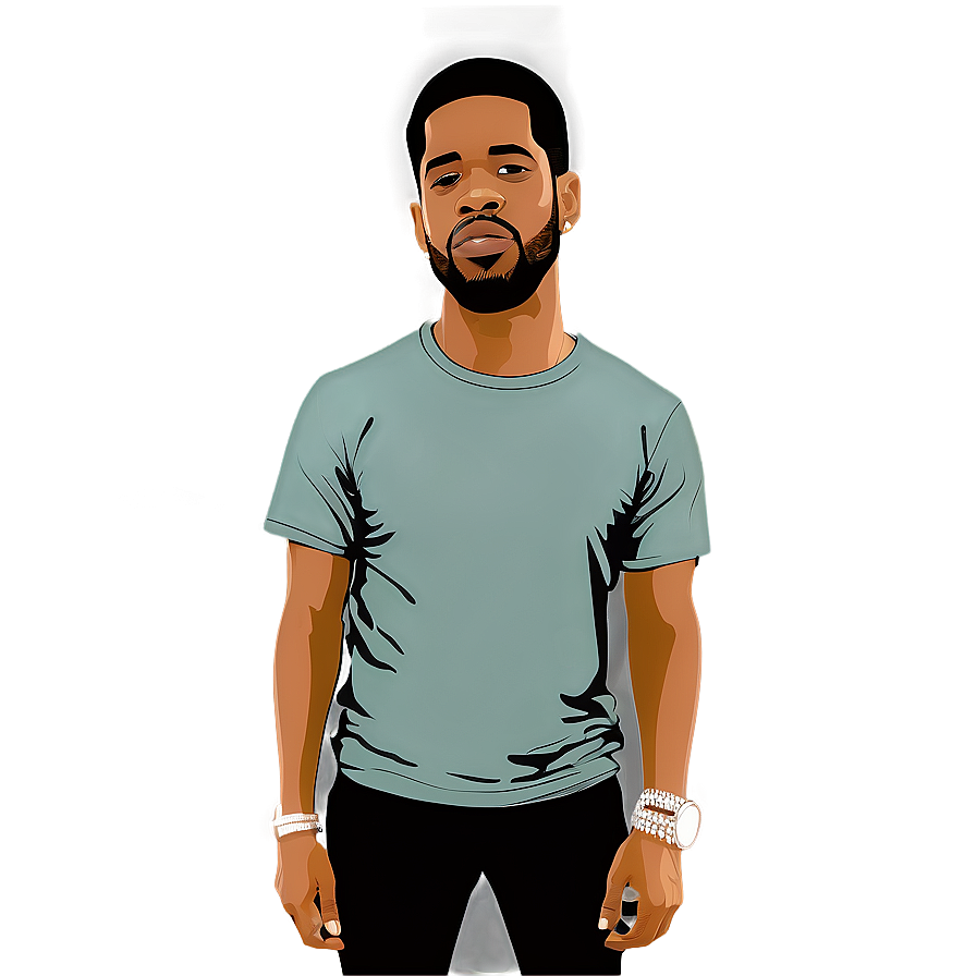 Kid Cudi Minimalist Art Png Jcv38 PNG