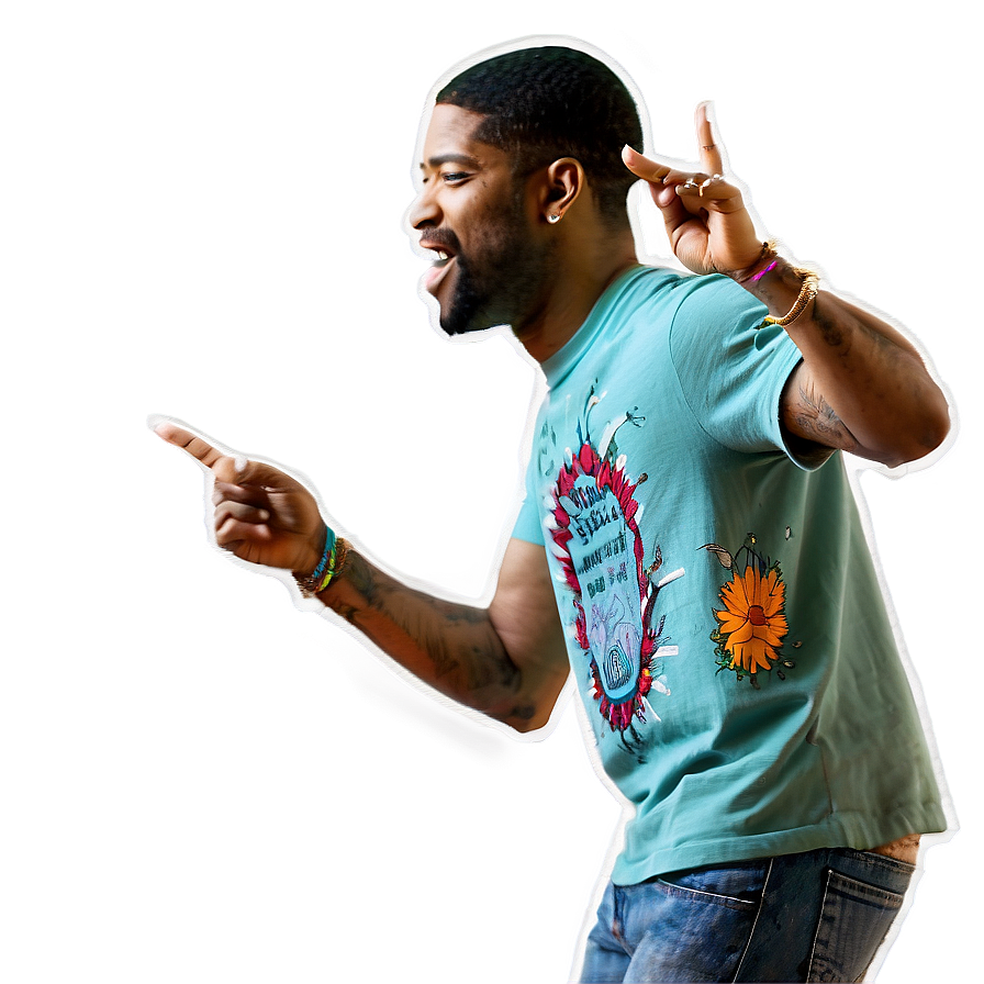 Kid Cudi On Stage Png Kcp96 PNG