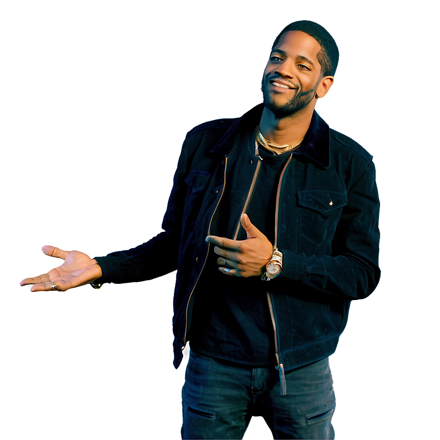 Kid Cudi Signature Pose Png 06242024 PNG