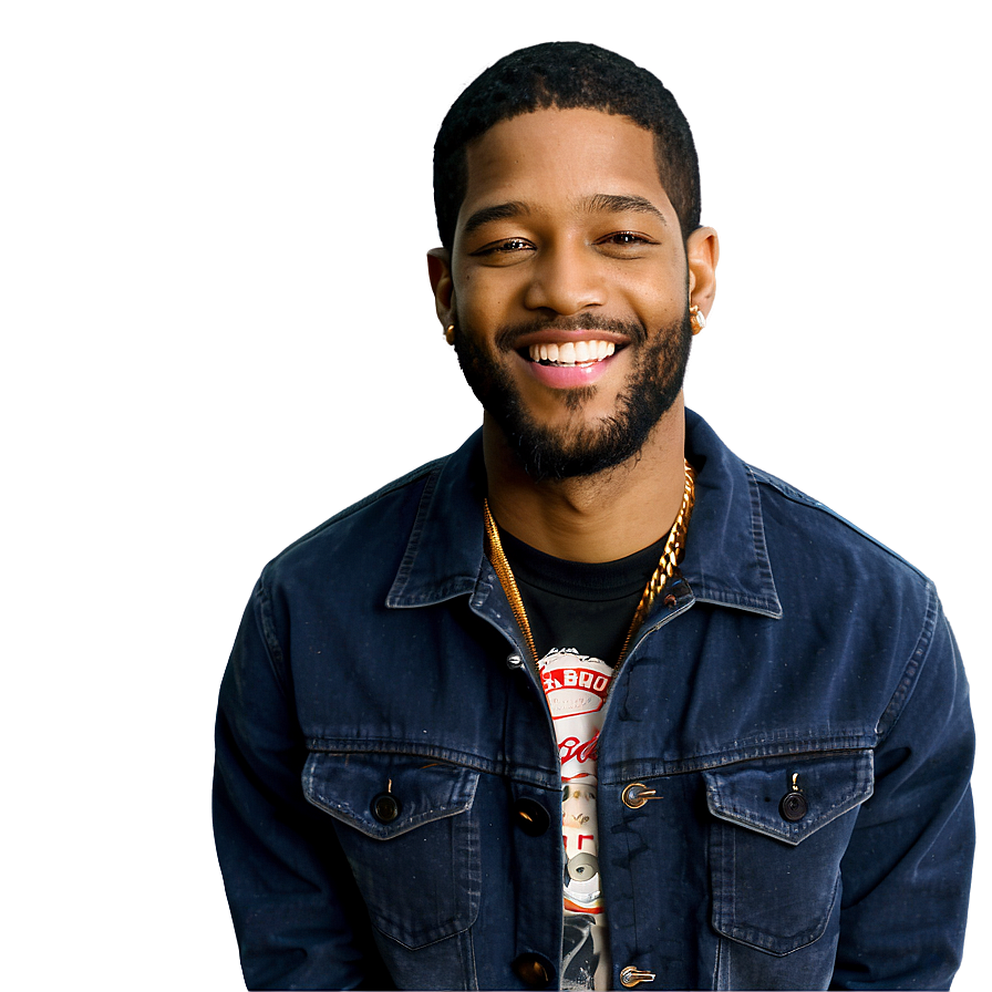 Kid Cudi Smiling Photo Png 9 PNG