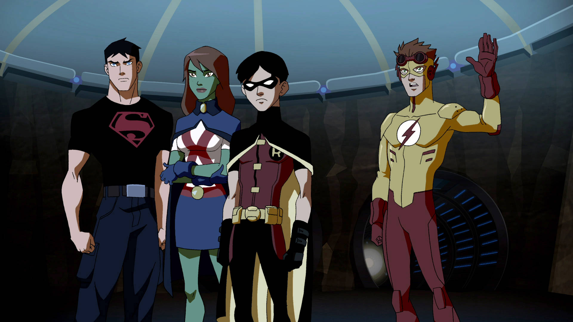 Kid Flash And Young Justice Animation Wallpaper