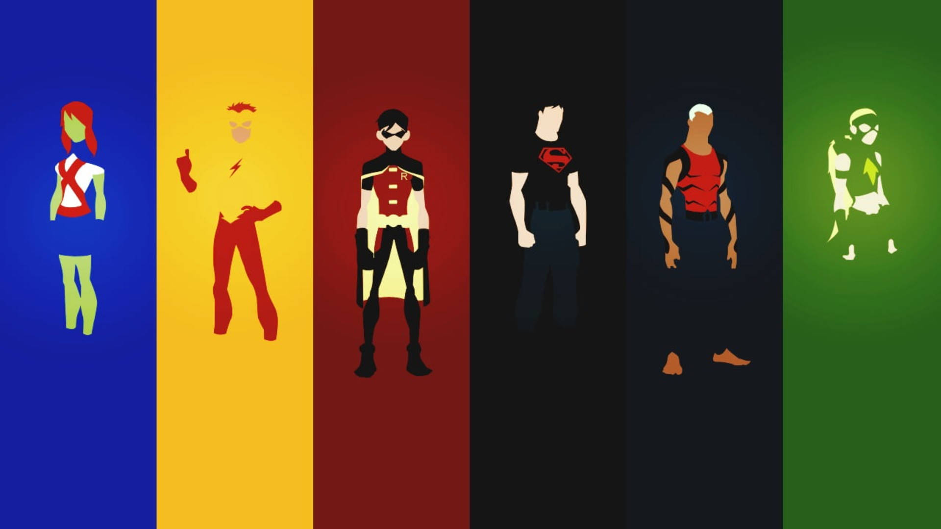 Kid Flash And Young Justice Artwork Wallpaper