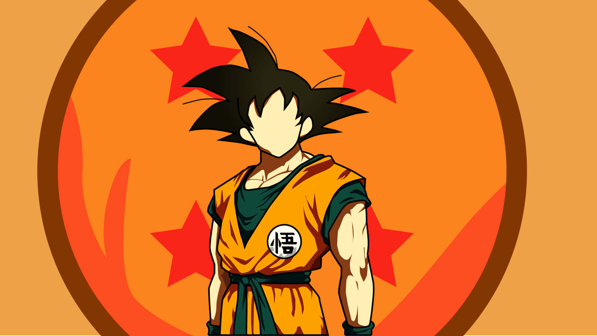 Kid Goku looks ready to take on any challenge Wallpaper