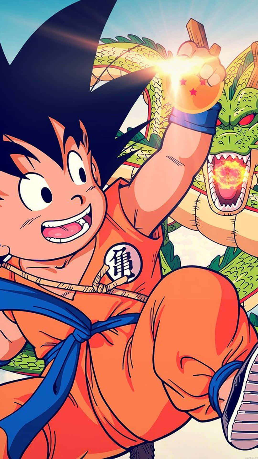 "Kid Goku Prepares to Fight" Wallpaper