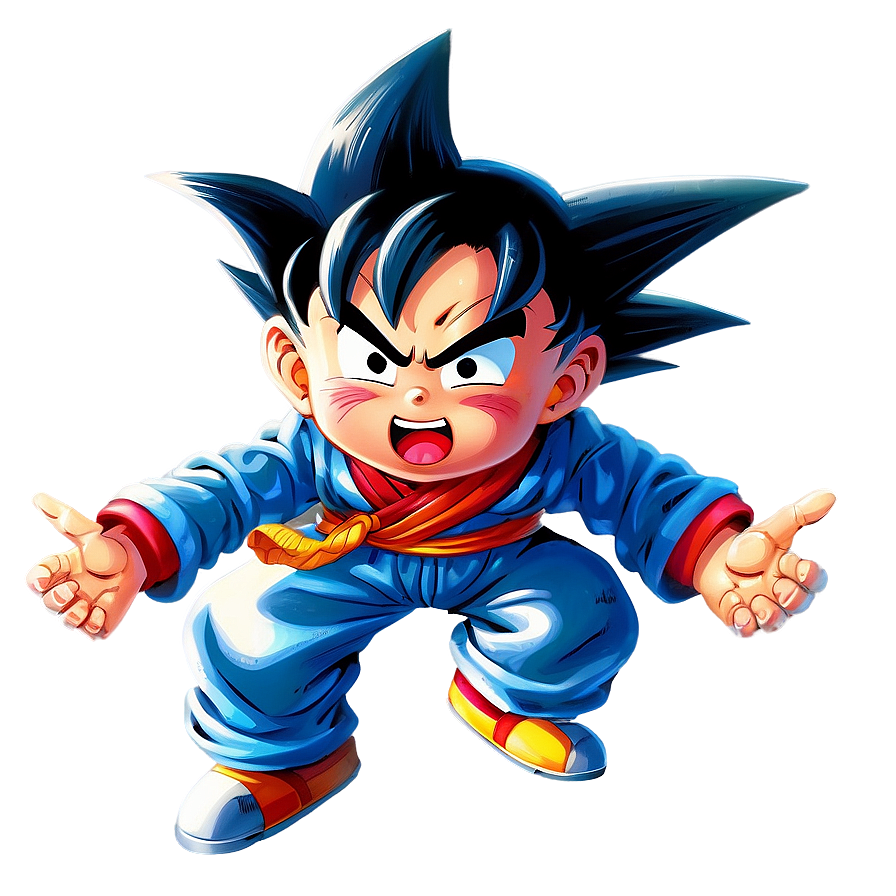 Download Kid Goku Flying Nimbus Png 04292024 | Wallpapers.com