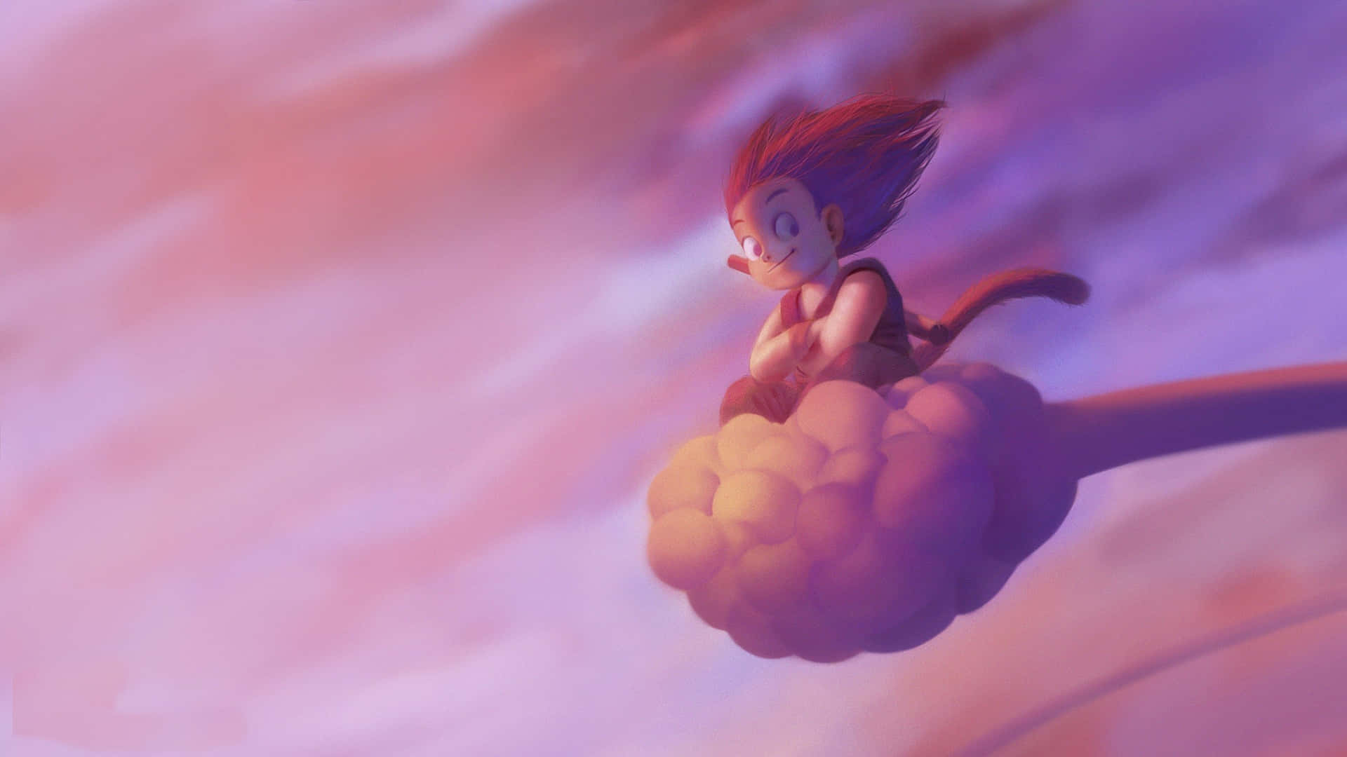 Kidgoku Volando Por El Aire. Fondo de pantalla