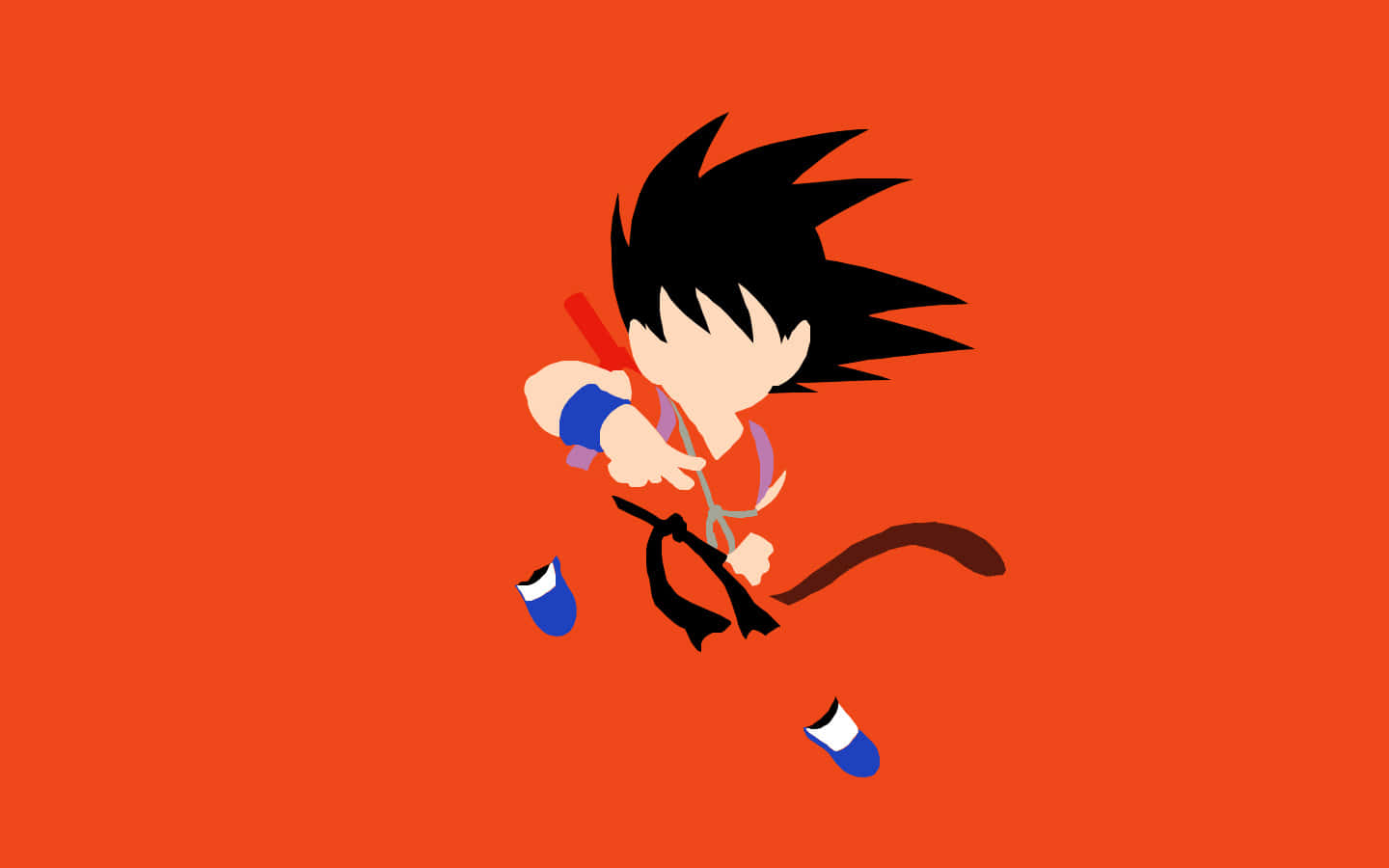Barngohan Omvandlas Till Super Saiyan – This Would Be A Suitable Translation For A Computer Or Mobile Wallpaper Featuring An Image Of The Animated Character Kid Gohan Transforming Into His Super Saiyan Form From The Popular Anime And Manga Series Dragon Ball Z. Wallpaper