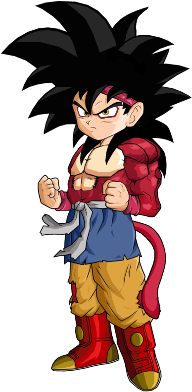 Kid Goku Readyfor Battle PNG
