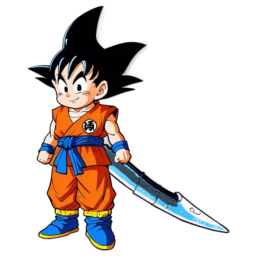 Download Kid Goku Tail Feature Png 53 | Wallpapers.com