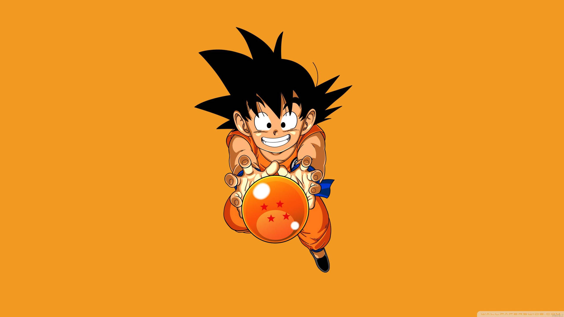 Kid Goku With 4 Star Dragon Ball