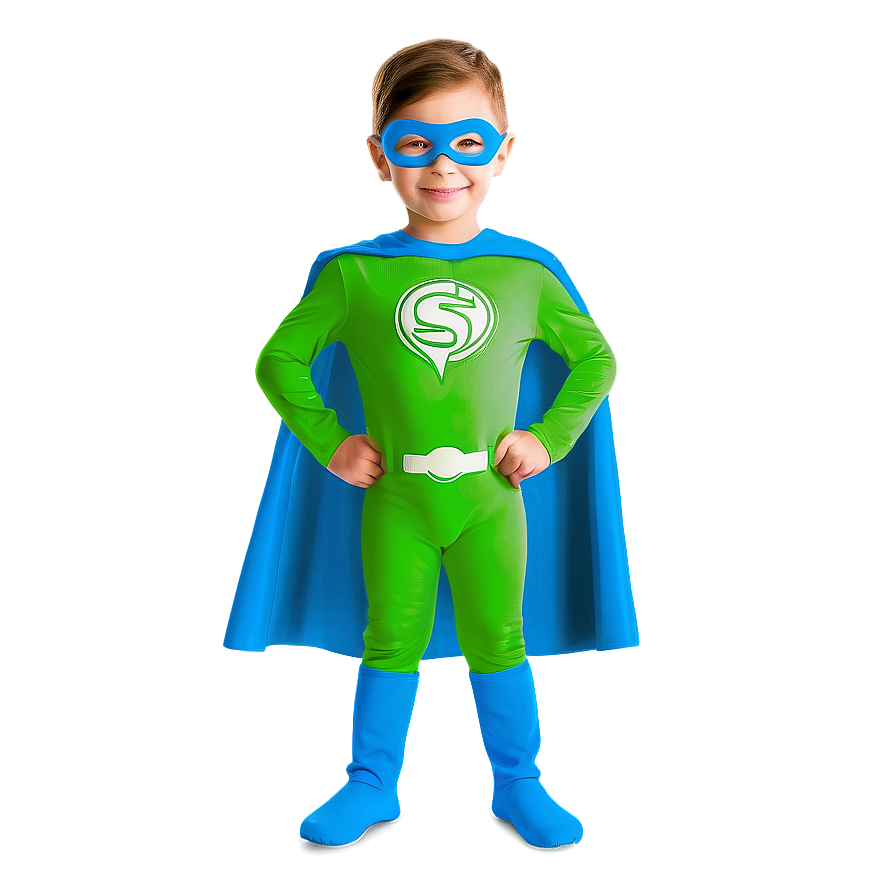 Download Kid In Superhero Costume Png 64 | Wallpapers.com