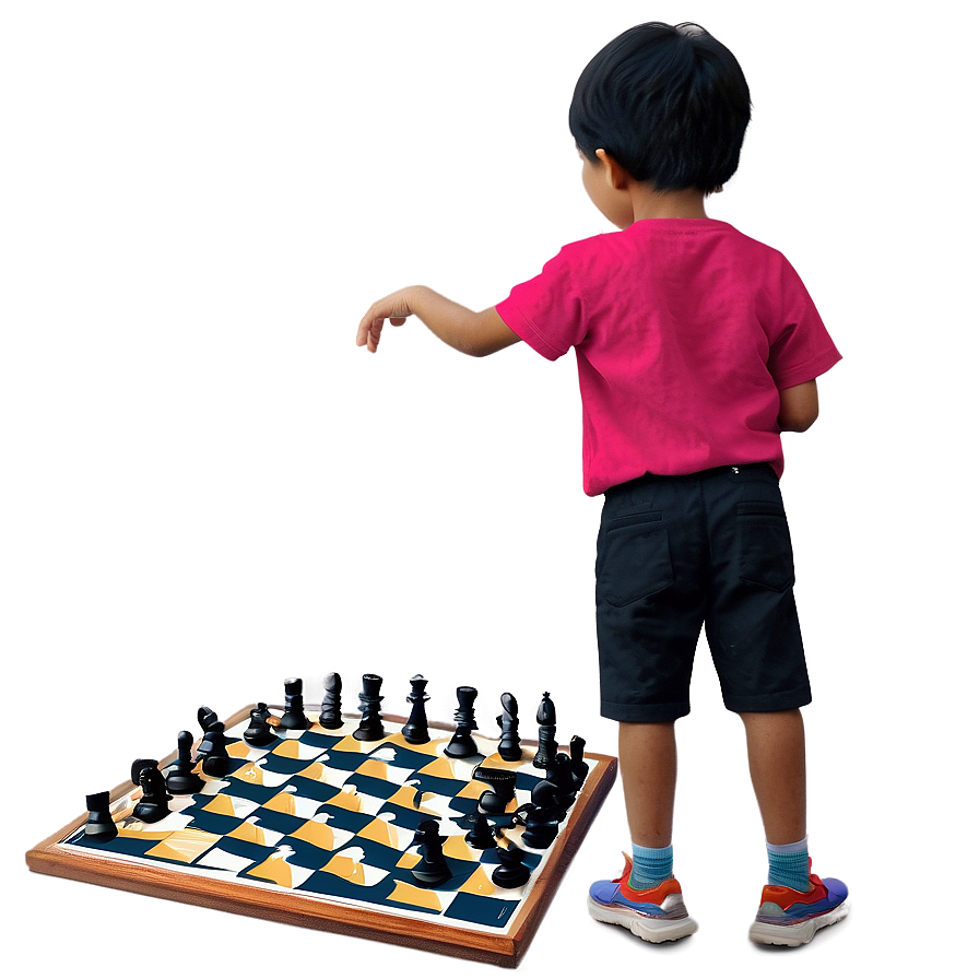 Download Kid Playing Chess Png Qiu | Wallpapers.com