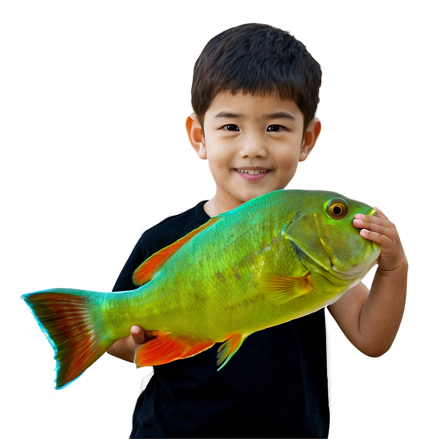 Download Kid With Aquarium Fish Png 05242024 | Wallpapers.com