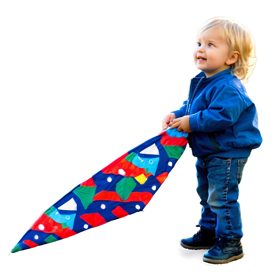 Kid With Kite Png 05242024 PNG
