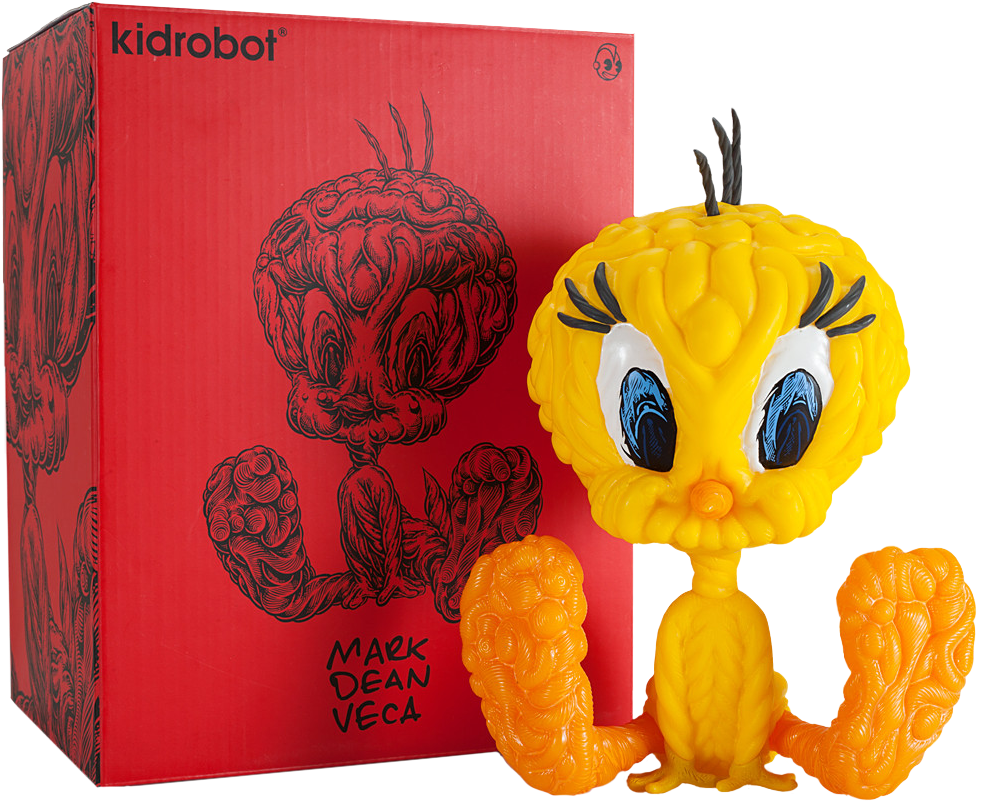 Kidrobot Tweety Figureby Mark Dean Veca PNG