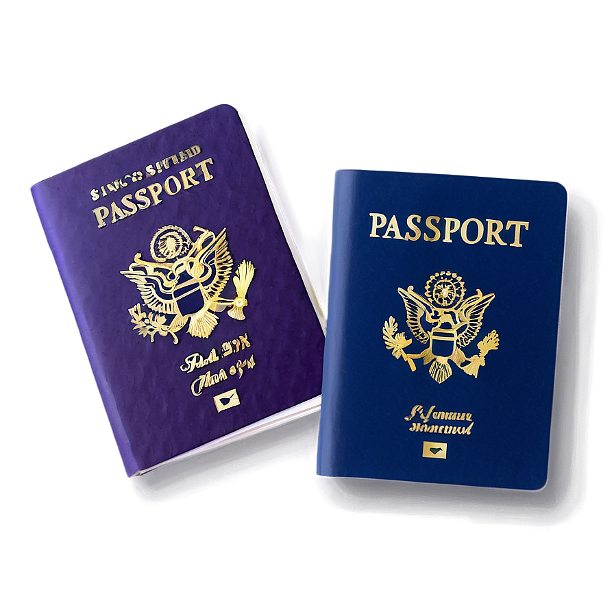 Kids Cartoon Passport Png 05242024 PNG