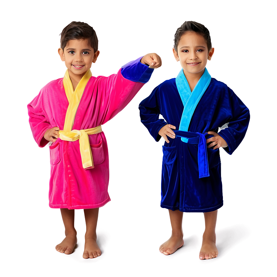 Kids' Colorful Robe Png 24 PNG