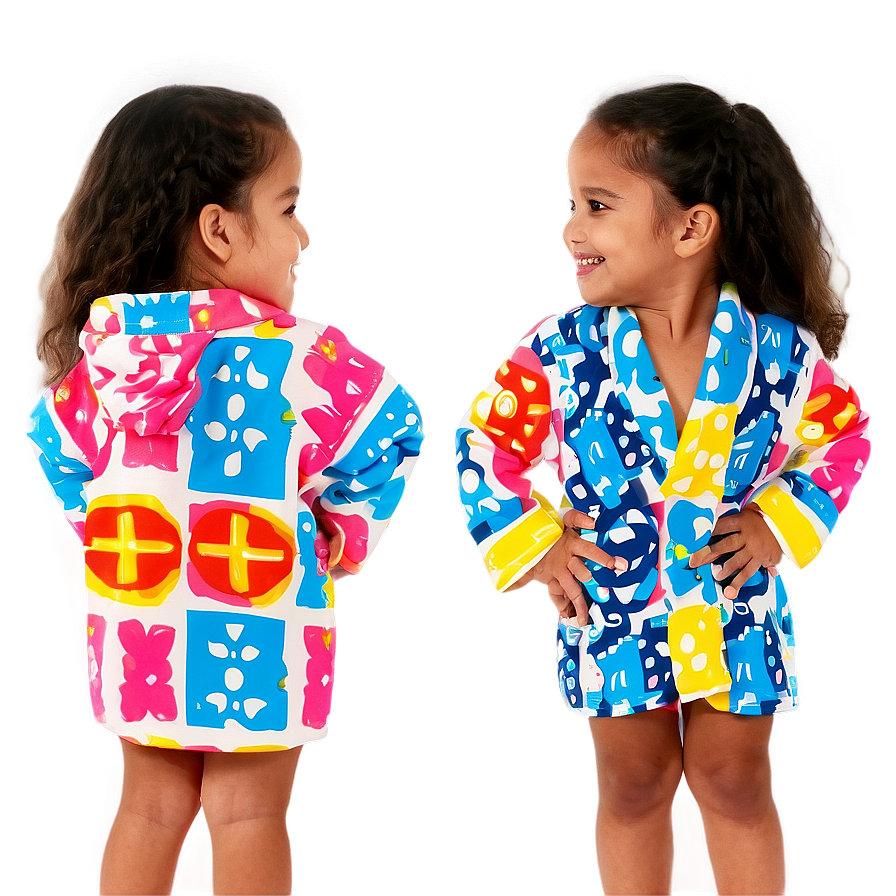 Kids' Colorful Robe Png 76 PNG