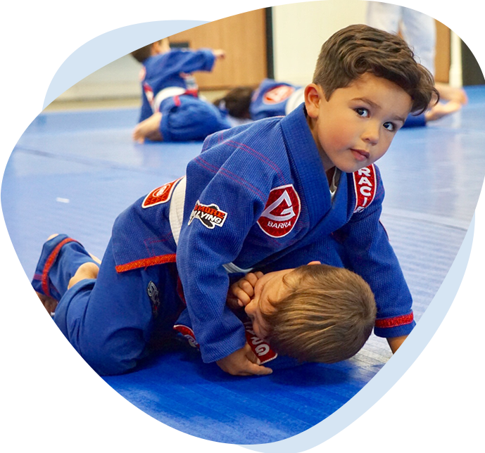 Kids Jiu Jitsu Training Session PNG