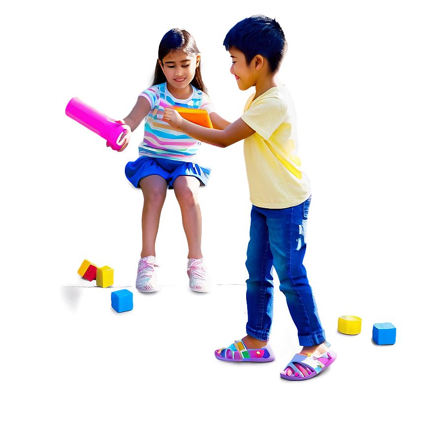 Kids Playing B PNG