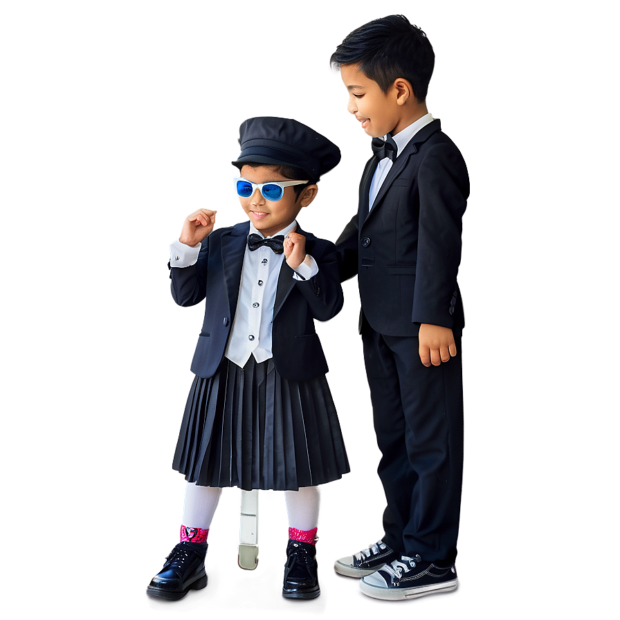 Kids Playing Dress Up Png Lkj38 PNG