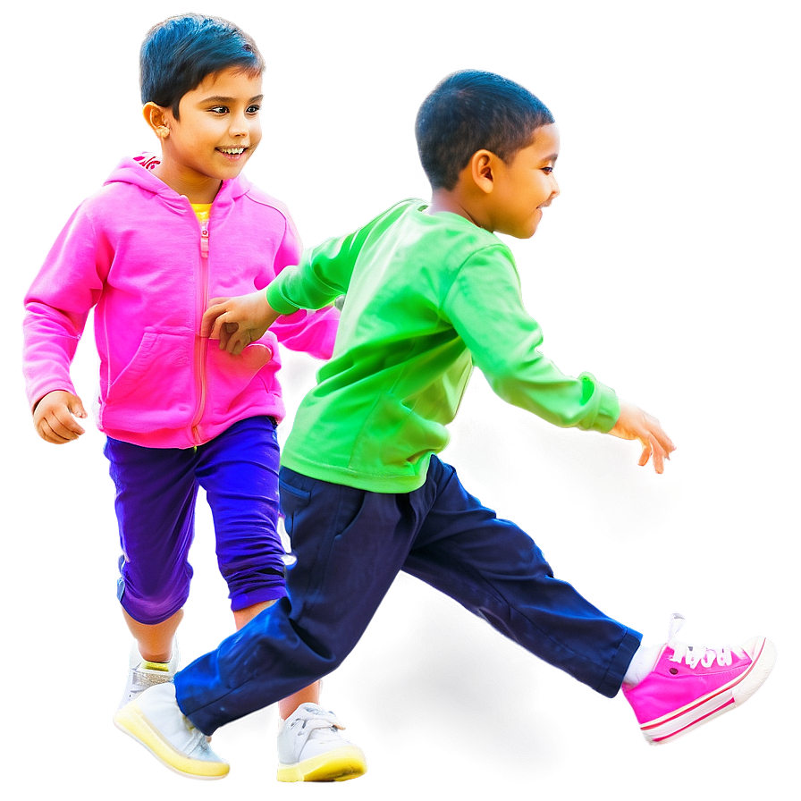 Kids Playing Tag Png Xum80 PNG