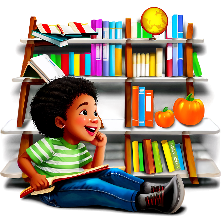 Kids Reading Books Png 19 PNG