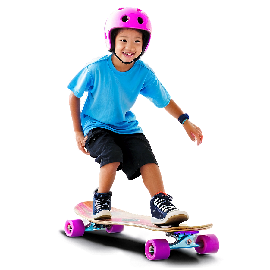 Download Kids Skateboard Fun Png 05212024 | Wallpapers.com