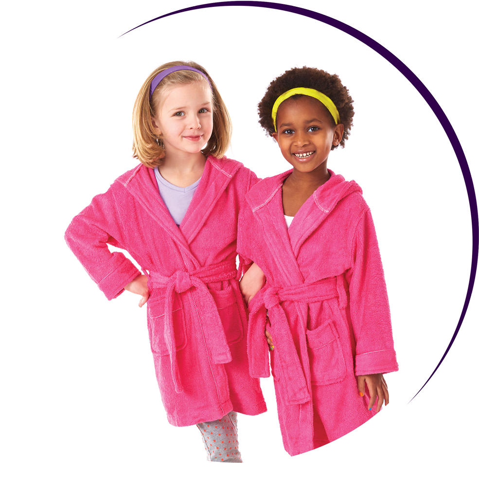 Download Kids Spa Day Robes | Wallpapers.com