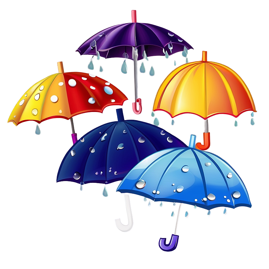 Kids Umbrella Cartoon Png 23 PNG