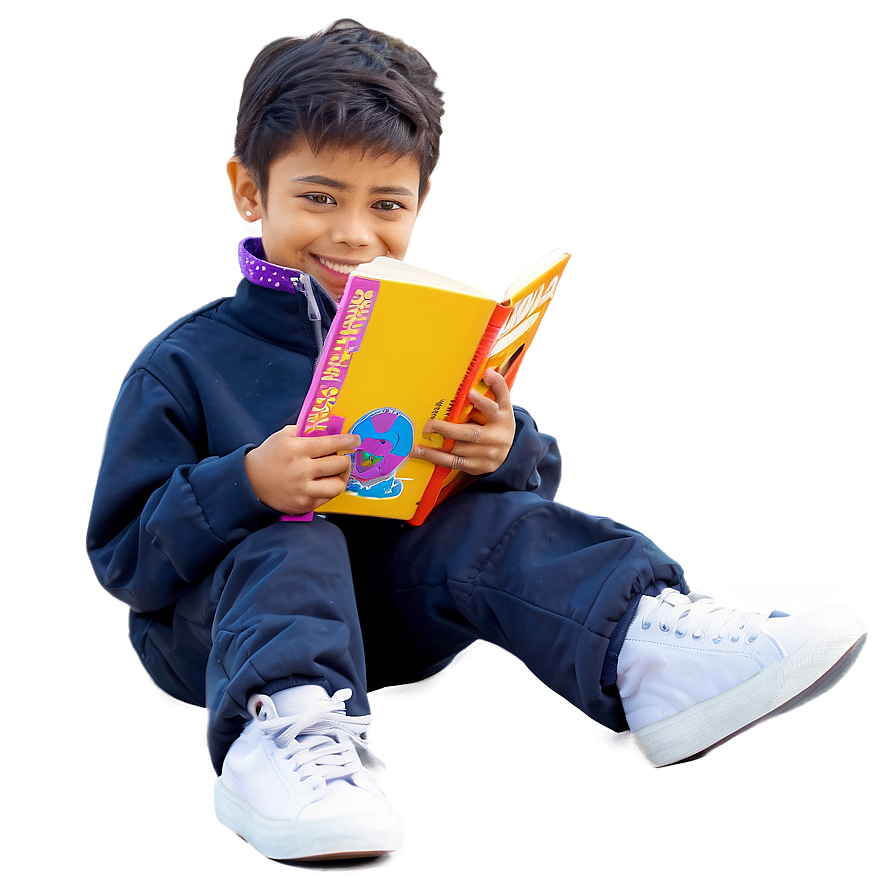 Kids With Books Png 52 PNG