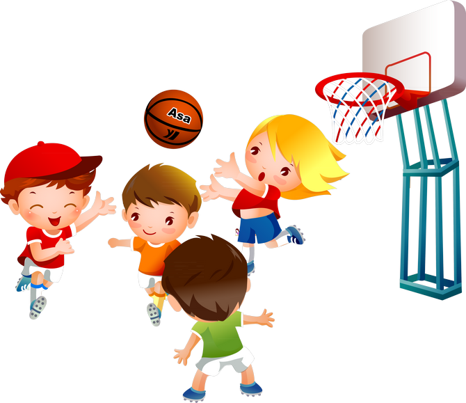 Kids_ Playing_ Basketball_ Clipart.png PNG