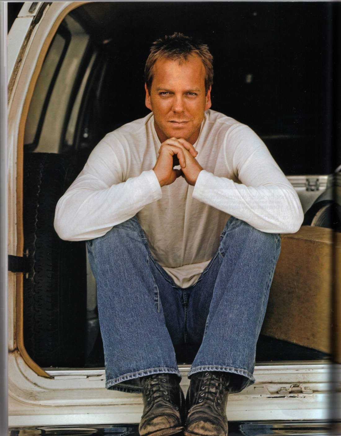 Kiefer Sutherland i Jack Bauer serien tapet Wallpaper