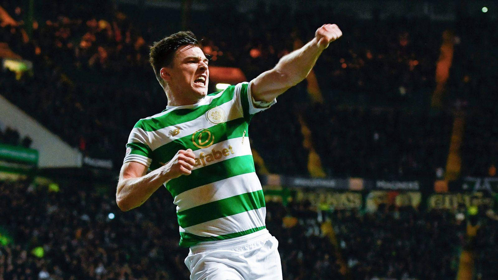 Kieran Tierney With Two Closed Fists Wallpaper