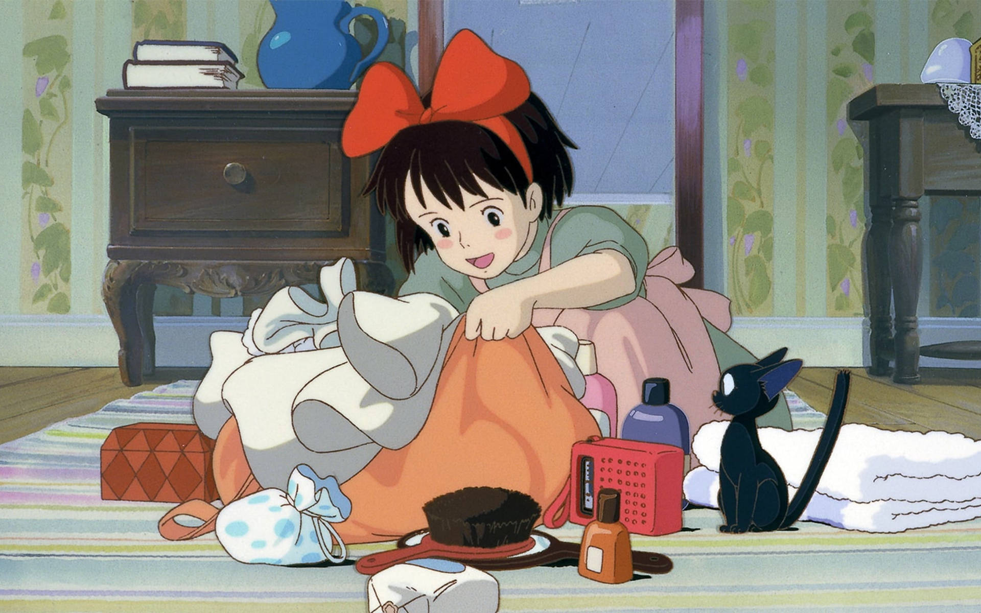 Kiki's Bag From Kikis Delivery Service Background