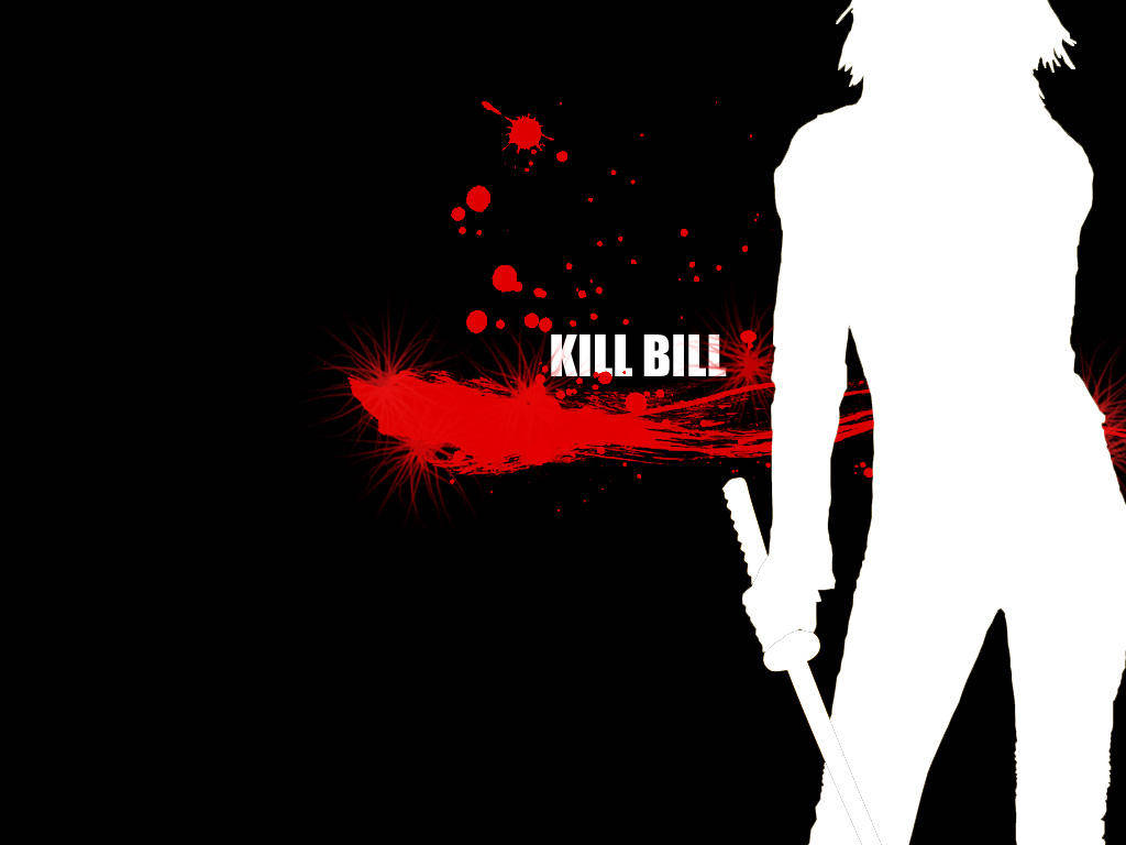 Kill Bill Black And White Poster