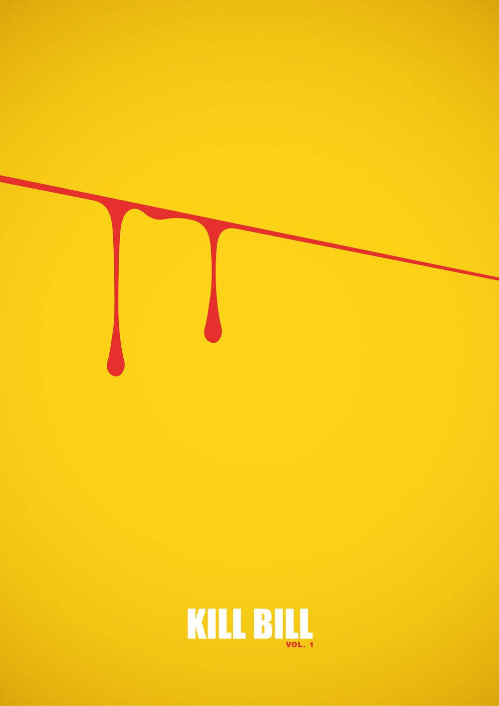 Kill Bill Bloody Slash Poster