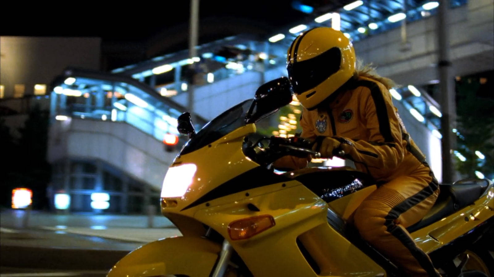 Kill Bill Yellow Motorcycle
