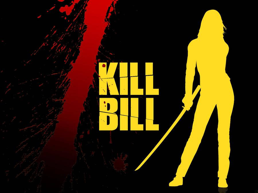 Kill Bill Yellow Outline