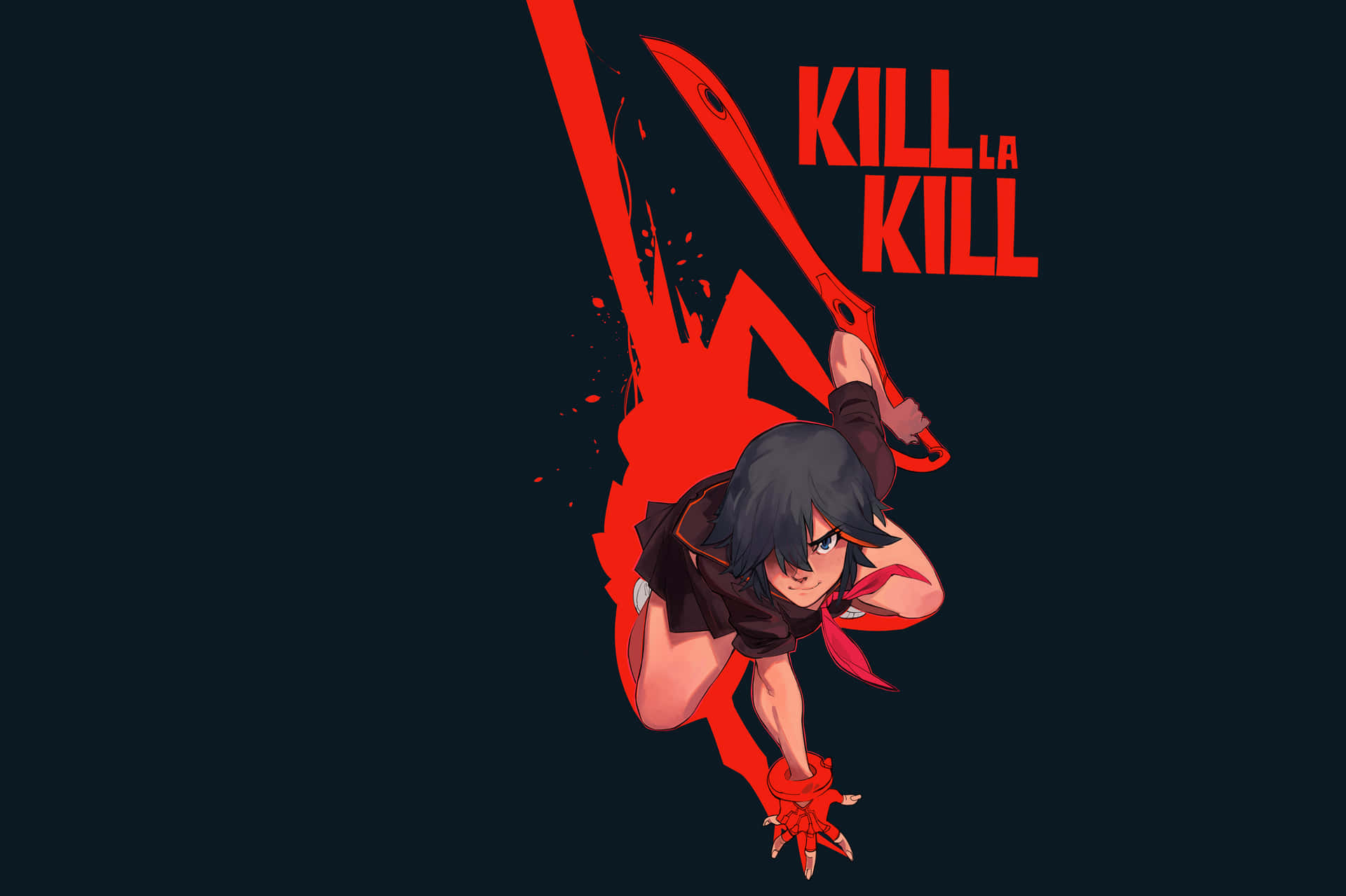 Immaginedi Kill La Kill Con Ryuko Insanguinata.