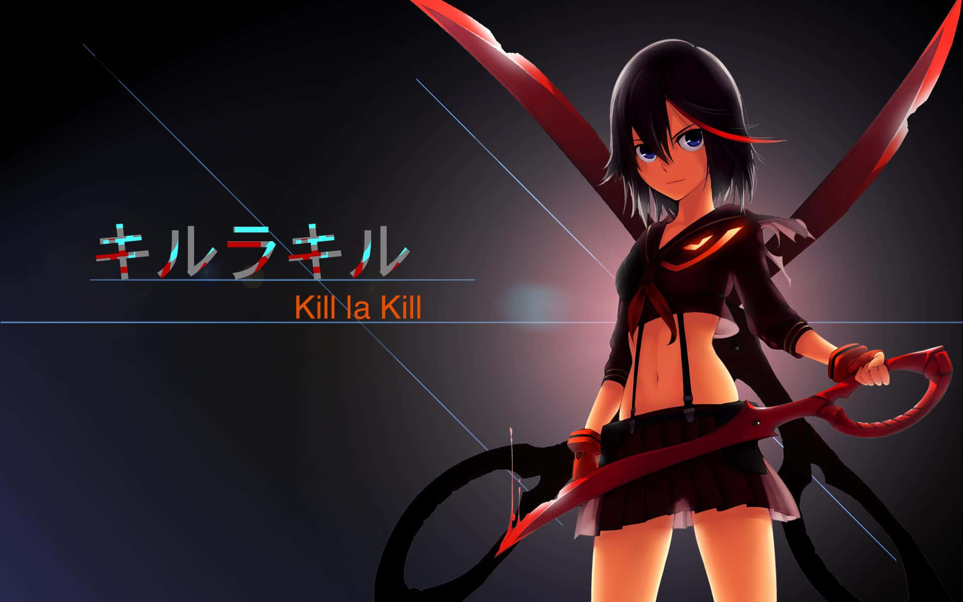 Immaginebandiera Di Kill La Kill Con Ryuko