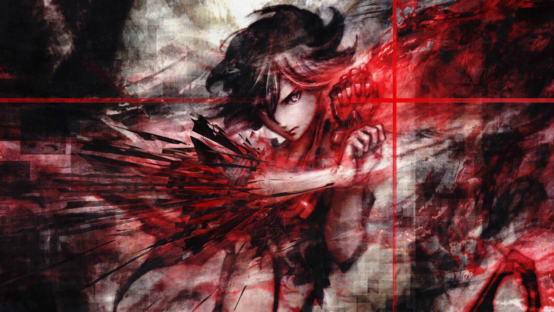 Kill La Kill Ryuko Abstract Wallpaper