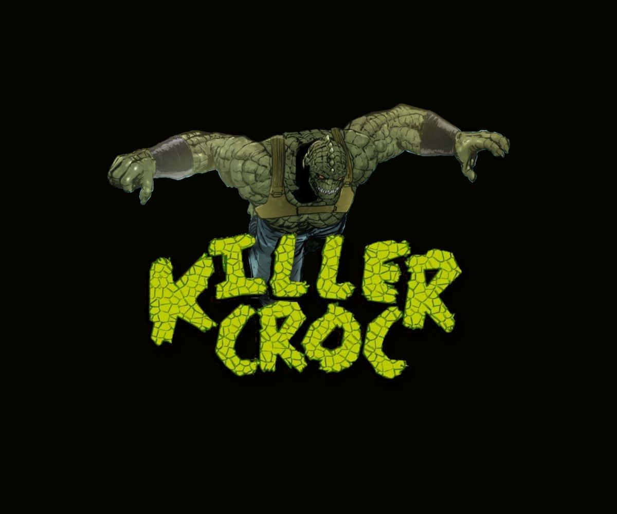 Killer Croc Unleashed - A Formidable Force in Gotham City Wallpaper