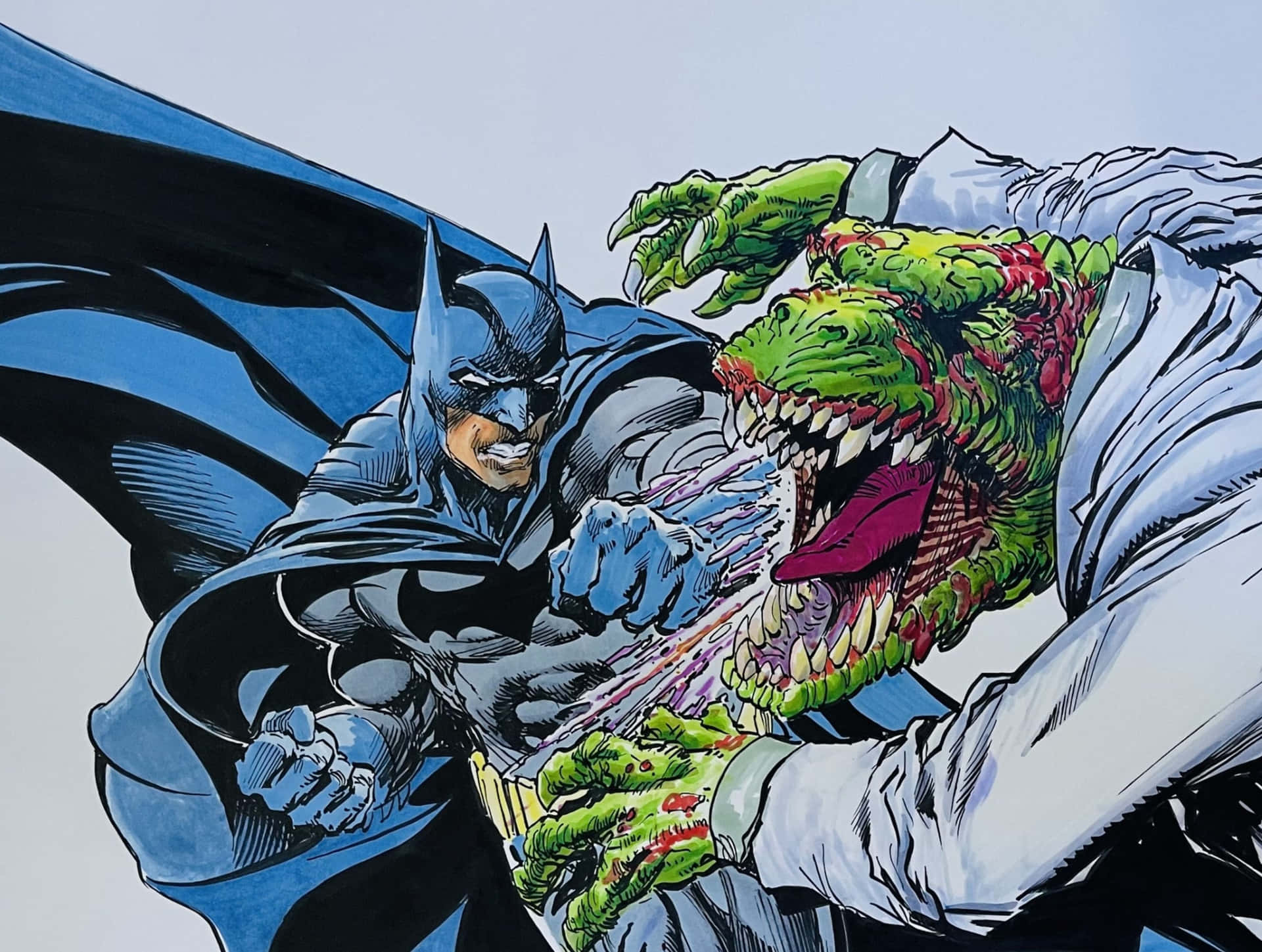 Killer Croc: The Carnivorous Criminal from DC Universe Wallpaper