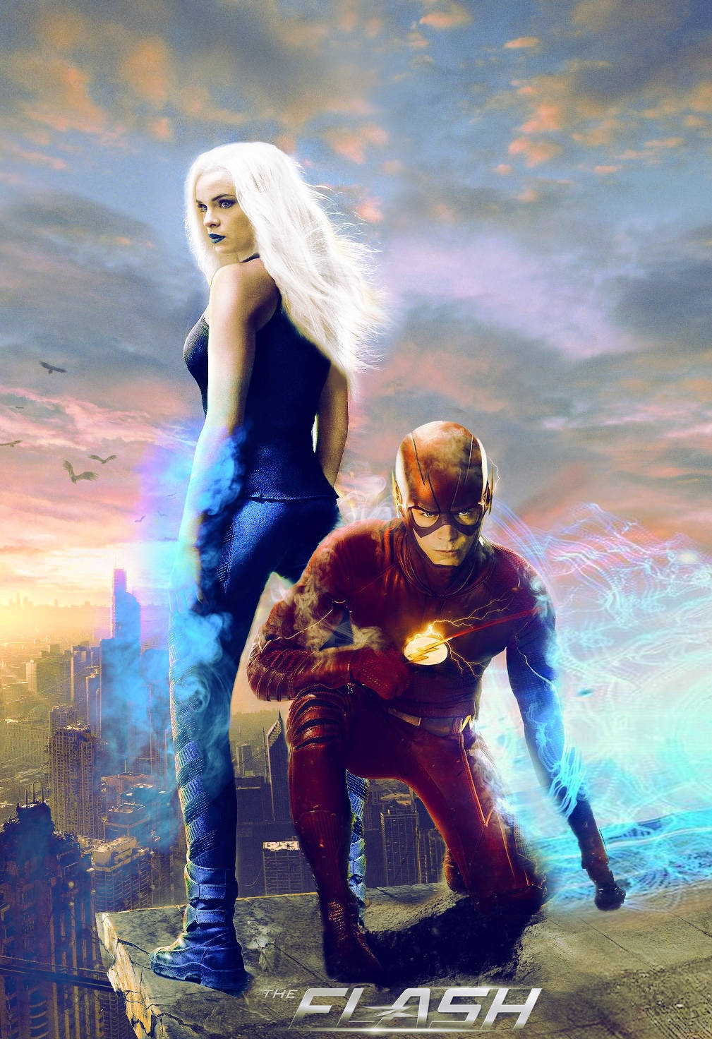 Killer Frost And The Flash Poster Wallpaper