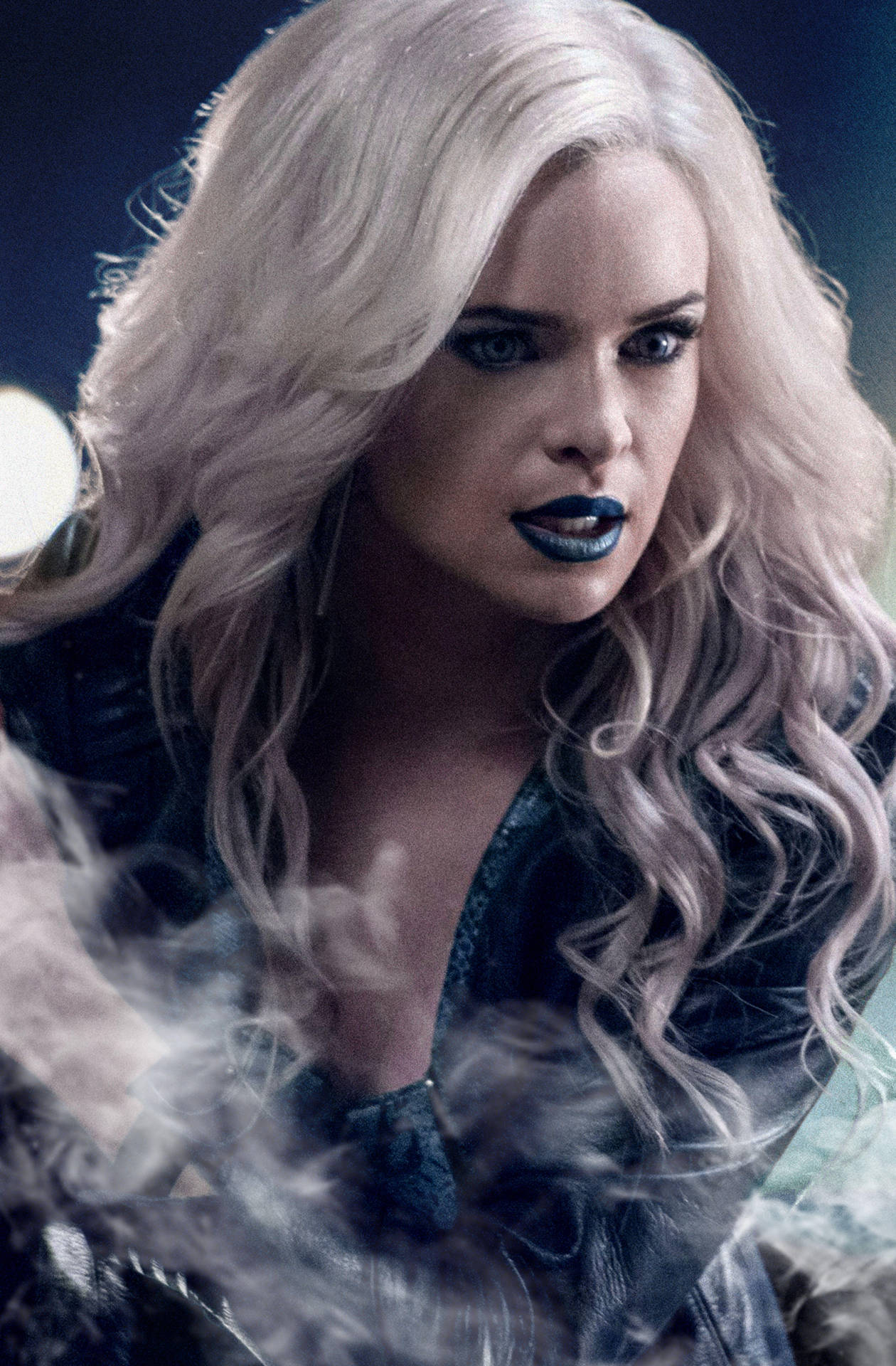 Killer Frost Surrounded By Mist Wallpaper