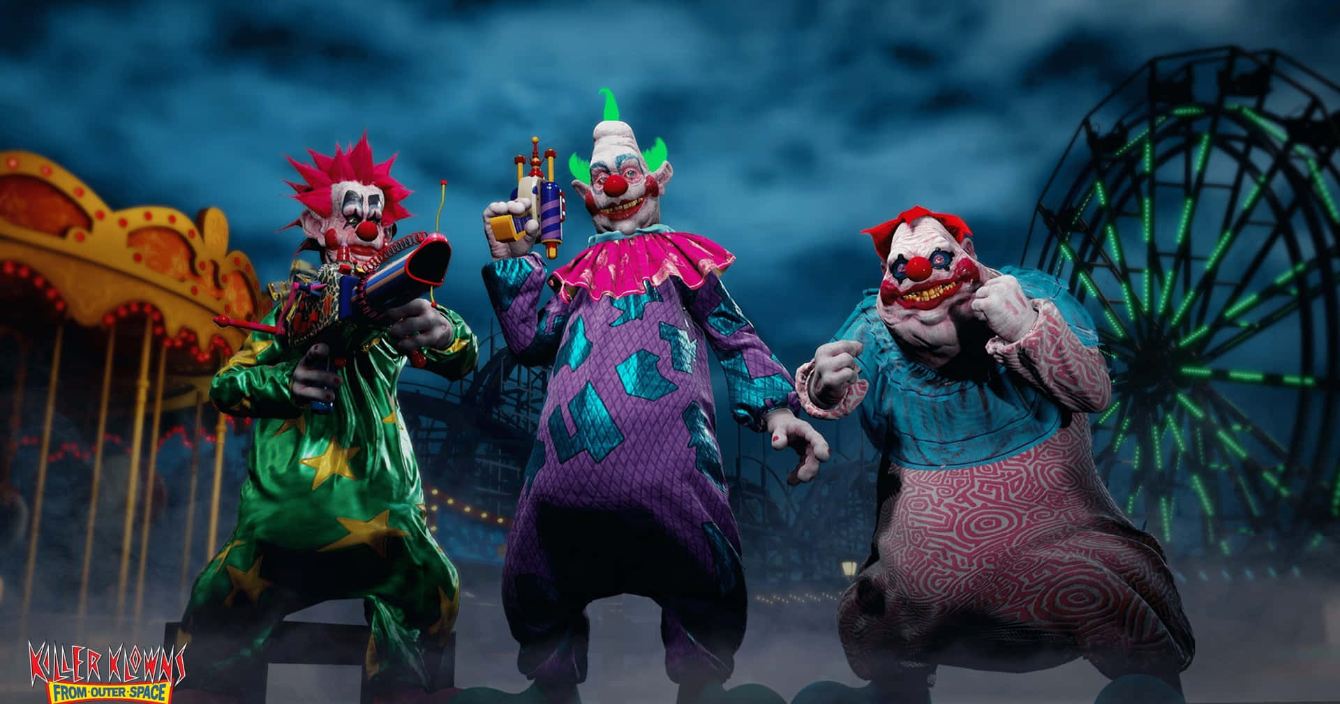 "Killer Klowns From Outer Space: Terrorizing Earth" Wallpaper